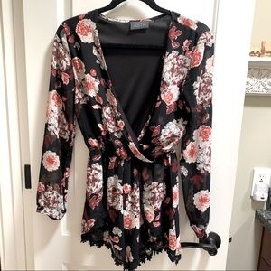 ASTR floral romper